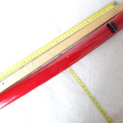 J306) lot  fourreau saya ancien  pour waki ou tanto  = relaqu&eacute;  ( 40 centim&egrave;tres environ )