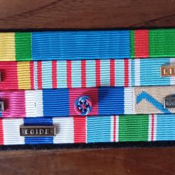 Superbe montage de d&eacute;corations militaires en TTTBE