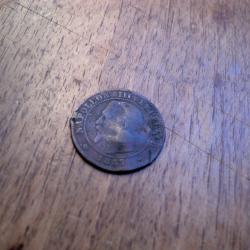 monnaie dix centimes napol&eacute;ons III  1857 A