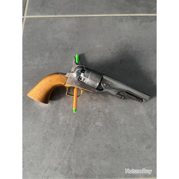 Uberti 1860 short canon court acier poli