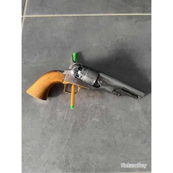 Uberti 1860 short canon court acier poli