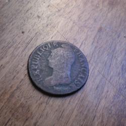 monnaie  5 centimes l'an 5 A  orl&eacute;ans