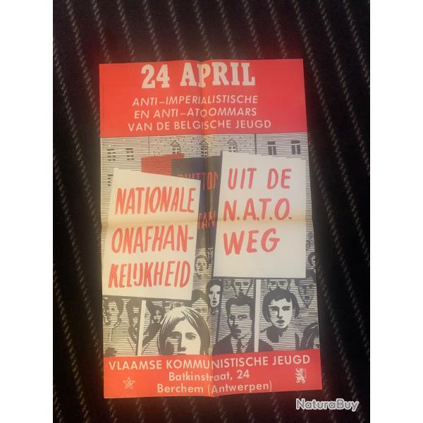 Belle affiche Communiste Anti Imp�rialiste .