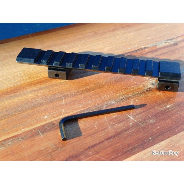 Convertisseur de rail 11mm en rail Picatinny (21mm)