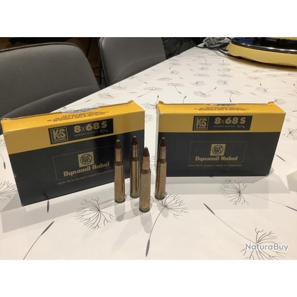 Cartouche 8x68 S 11,7g