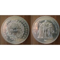 France 50 Francs 1977 Piece Neuve Hercule Franc