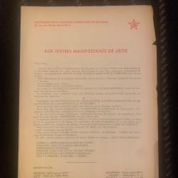 Tract Communiste Belge