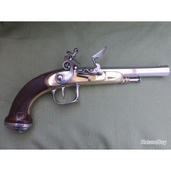 Rare pistolet d'Officier � percussion Syst�me Moulard Dufour