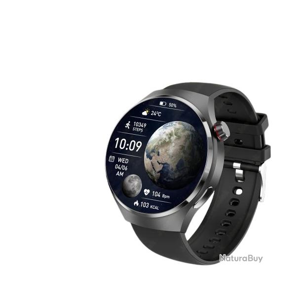 Montre Connect�e Homme GPS via Smartphone Appels Bluetooth Sports �tanche IP67 Cardio & SpO2 Noir