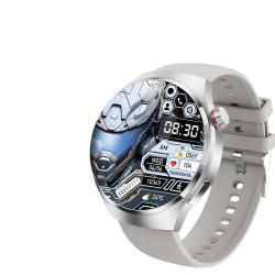 Montre Connect&eacute;e Homme GPS via Smartphone Appels Bluetooth Sports &Eacute;tanche IP67 Cardio & SpO2 Silver