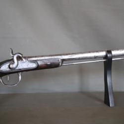 Pistolet &agrave; percussion &agrave; canon long - Milieu, 19&egrave;me si&egrave;cle