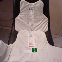 Ench&egrave;re lot de 2 plaques balistiquescontre les armes de poings et les lames  MEHLER 64X36 et 37x34cm