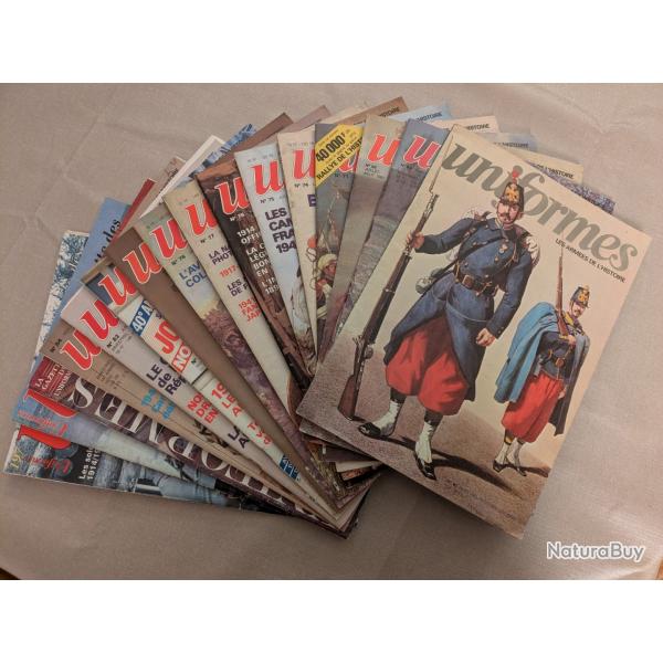 UNIFORMES - Lot de 16 revues ( Ref UNIF 1 )