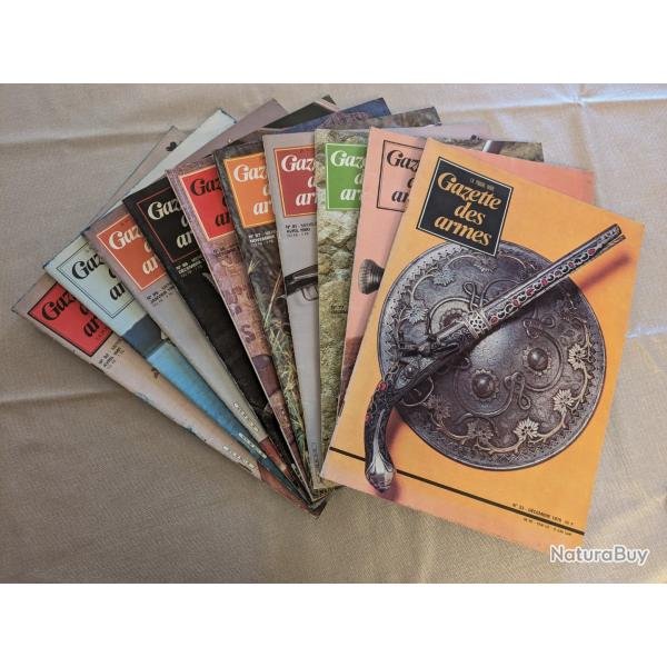 La Gazette des Armes : Lot de 10 revues ( R�f GA 2 )