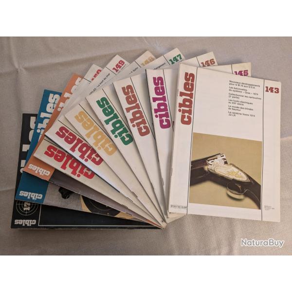 CIBLES : Lot de 10 revues ( R�f Ci 1 )
