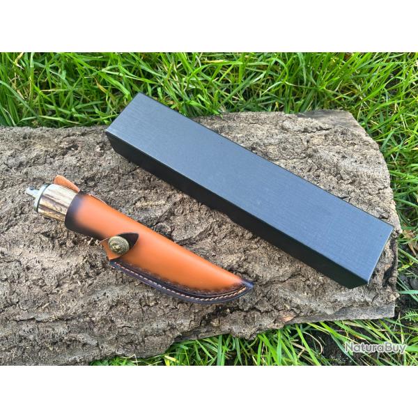 Couteau fixe damas VG-10 - 19 cm