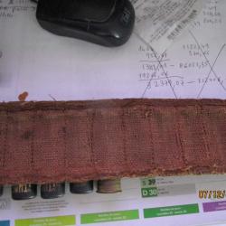 cartouchiere cuir cal 12 et bretelle fusil