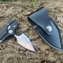 Couteau convertible D2 - Push Dagger / Droit