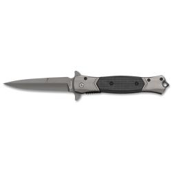 Couteau  pliant Titanium  lame noir de 9 cm