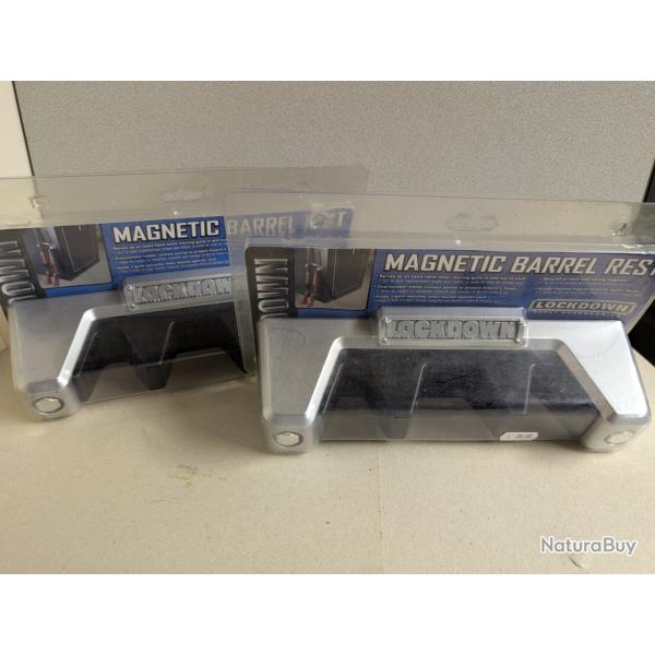 Lot de 2 supports magn�tiques pour coffre fort