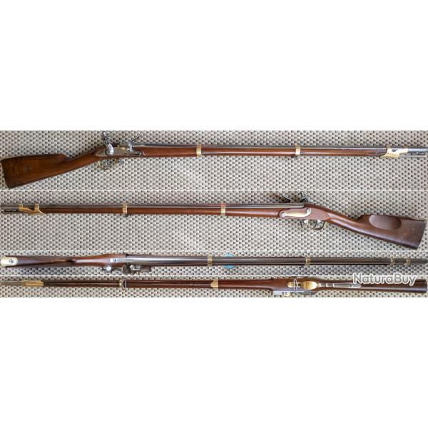 Fusil Silex Lisse France 1822 ... (Mre Rle Maubeuge - 1833)