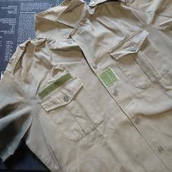 Chemisette kaki arm&eacute;e Fran&ccedil;aise