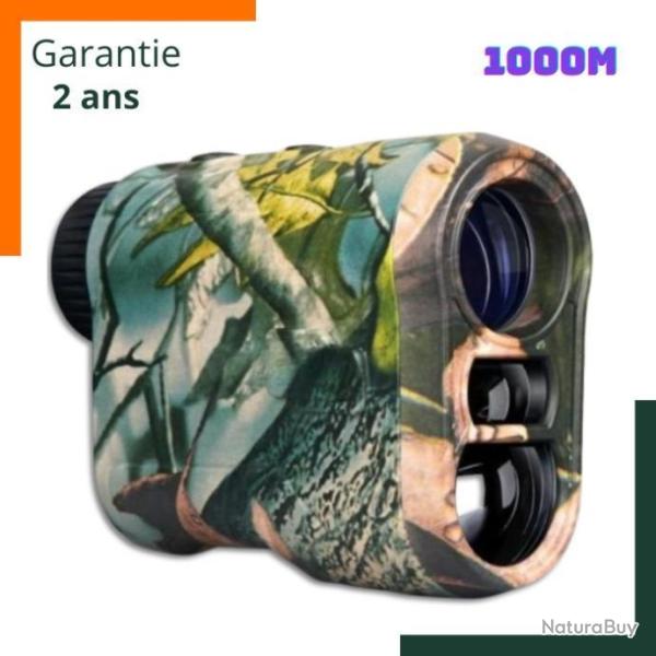 Garantie 2 ans T�l�m�tre de chasse 1000M 6.5X - Etanche - Batterie rechargeable- Livraison rapide