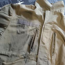 Chemise kaki Arm&eacute;e Suisse manches longues