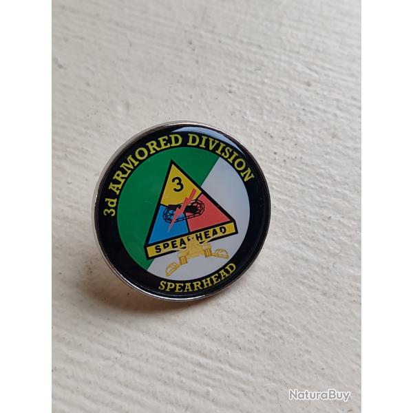 INSIGNE M�TAL DE LA 3 EME ARMORED DIVISION " SPEARHEAD"