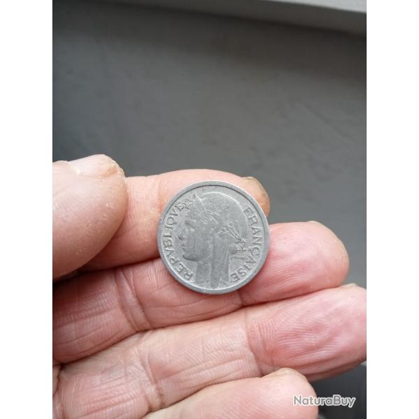 1 franc morlon alu 1x1944, 1x1945, 4x1946, 2x 1945, 3x1947, 2x1948, 1x1950, 1x1958