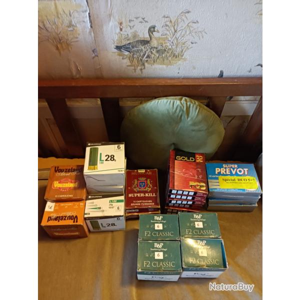 GROS LOTS DE 389 CARTOUCHES CAL 16/70!!!!!