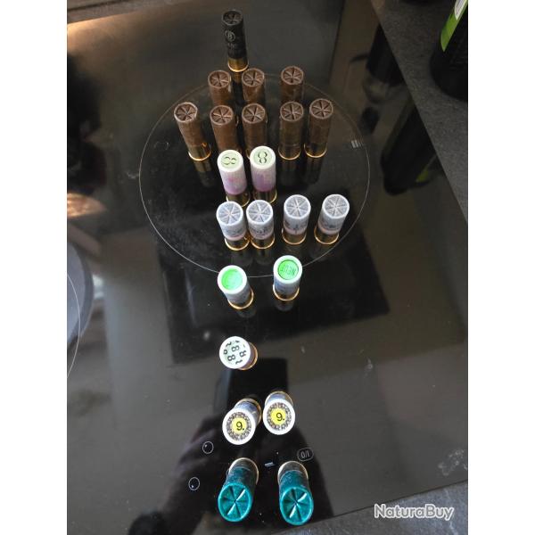 32 cartouches sp�cial b�casse calibre 12