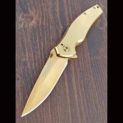 Couteau Pliant B&ouml;ker Magnum Gold - Acier 440