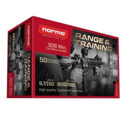 Balles Norma Range & Training - FMJ 308 Win. 150gr