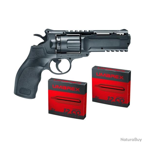 Pack revolver BB UX Tornado CO2 - Cal. 4,5 mm + 10 capsules CO2