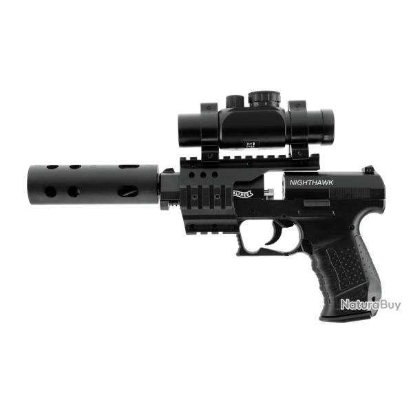 Pistolet � plombs Walther NightHawk CO2 - Cal. 4,5 mm