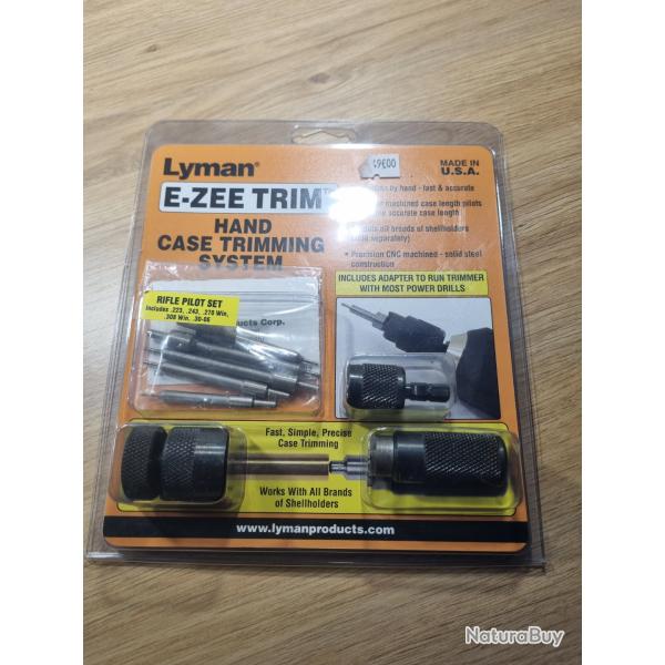 Lyman E ZEE Trim raccourcisseur de douilles .223, .243, .270, .308 & .30/06