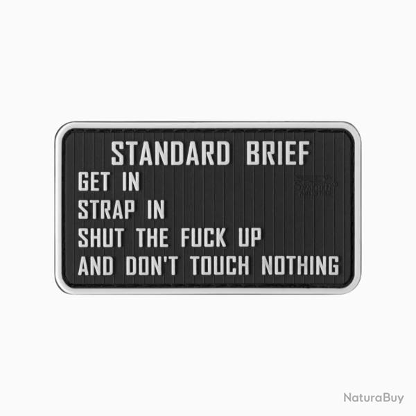 Patch Standard Briefing Noir/Blanc
