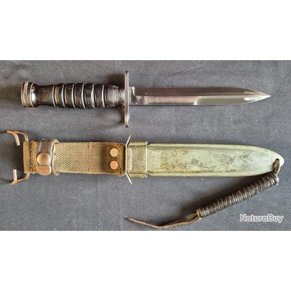 Ba�onnette USM4 Camillus 2�me guerre mondiale pour Carabine USM1 - Tr�s Bon Etat ( U.S.M4 WW2 )