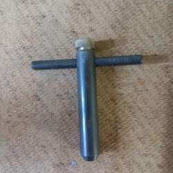 Cl&eacute; &agrave; chemin&eacute;e poudre noire