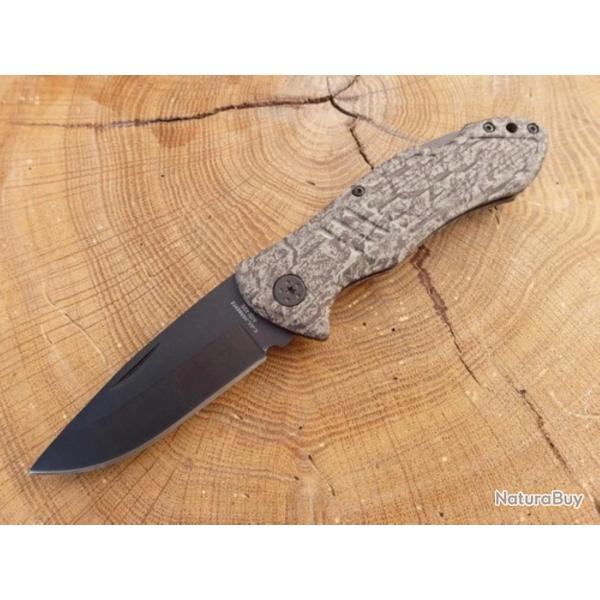 Couteau Pliant Herbertz Camo - Acier AISI 420 Noir