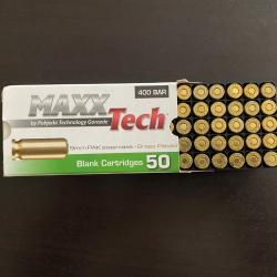 50 Cartouches Maxxtech 9 mm PAK