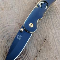 Couteau Pliant Puma TEC - Motif Puma D&eacute;coup&eacute; Laser - Acier AISI 420