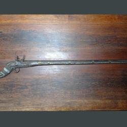 Grand fusil afghan &agrave; silex - Djeza&iuml;l ou Jezail - 19e si&egrave;cle - BE
