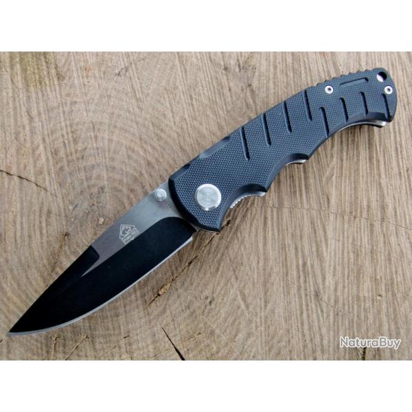 Couteau Pliant Puma TEC - Lame Acier 420 - Manche G-10 Ergonomique