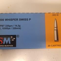 Munitions .300 whisper