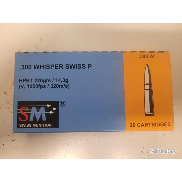 Munitions .300 whisper