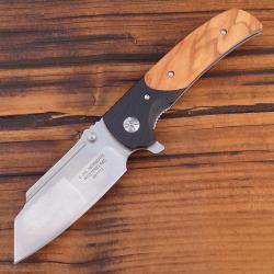 Couteau Pliant Herbertz - Roulement &agrave; Billes - Acier AISI 440 Stonewash