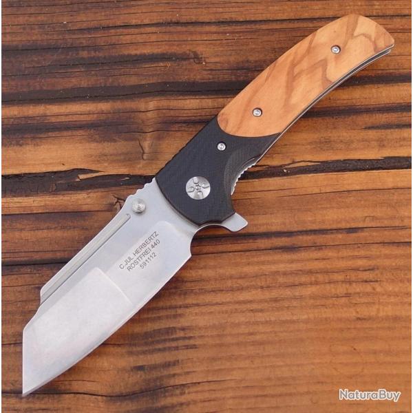 Couteau Pliant Herbertz - Roulement � Billes - Acier AISI 440 Stonewash