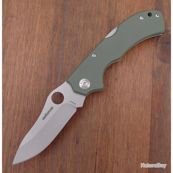 Couteau Pliant Enforcer - Acier 8Cr13MoV - Manche G10 Ergonomique
